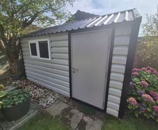 Steel shed 13.5ft x 8ft