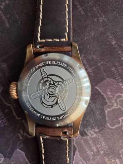 bronze pilot watch Steelflier by Steeldives