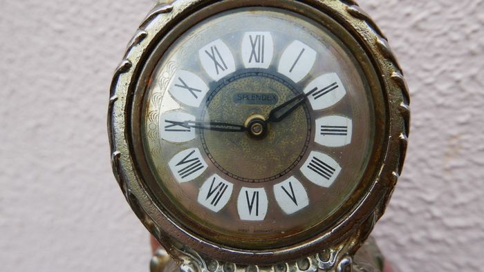 Vintage West German Splendex Working Mantel Clock