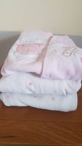 3 Fleece sleepsuits