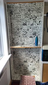 Ikea Billy bookcases + extra shelf between