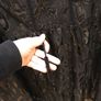 Black light sparkly dress with tassel detail (XS) Image 4