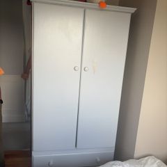 Solid pine wardrobe
