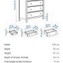 2 x Large Hemnes Drawers Image 3