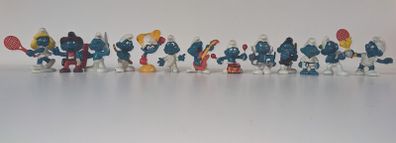 Vintage Smurf Collectible Figurines