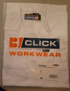 white lab coat