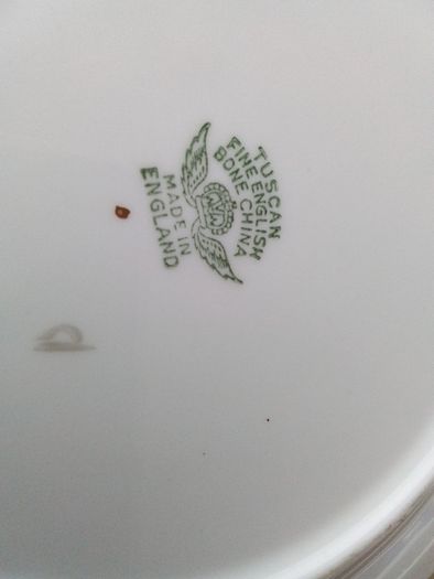 Tuscan "Lotus Flower" plate& saucer