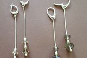 Solid silver earrings