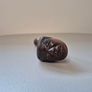 Vintage Mid-Century "Smoke and Be Happy" Wooden Pipe Rack with 4 Estate Pipes Image 2