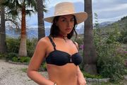 Brand New with tags Never Fully Dressed Black Broiderie Cupped Bikini Top in size 32A.