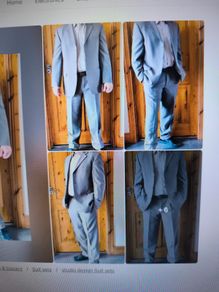Studio Design Mens Two Piece Suit Set Medium 40R