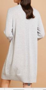 Paul Costelloe Living Grey Darcy Cable Dress Alpaca wool