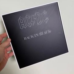 AC/DC 3D printed album cover