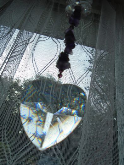 Suncatcher,Window decor,Home decor,Gift,February Birthstone,Amethyst