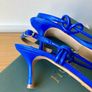 Hobbs blue Billie leather sandals, uk 7/eu 40 Image 8