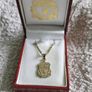 liverpool fc 9ct gold chain and pendant Image 2