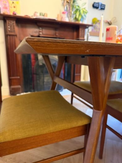 West Elm extendable dining table - mid-century