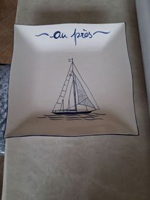 Hand painted plate