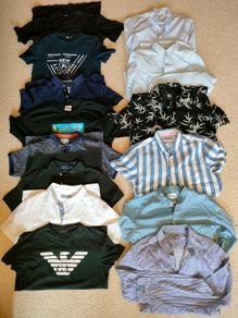 Designer T shirt  & Shirt Bundle 14 pieces