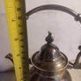 Antique Engraved Victorian Brass Hot Water Tea Kettle RARE EUC Image 9