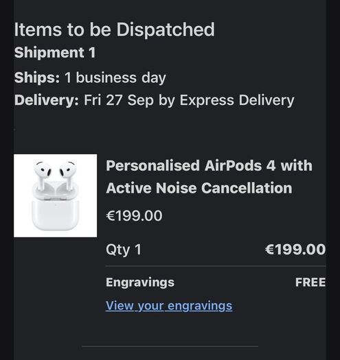 Apple airpods 4 ANC