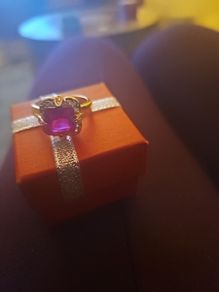 red dress ring