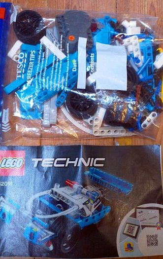 Lego Technic 42091: Police Pursuit (2019) 100% Complete (NO BOX)