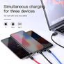 Baseus Three Primary Colors 3 In 1 Phone Cable Image 8