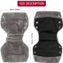 Pram Hand Muff - Buggy Mittens Pushchair Hand Warmer Gloves, Universal Waterproof and Windproof Stroller Handmuff for Pram, Buggy, Bike and Trailer (FREE POSTAGE) Image 4