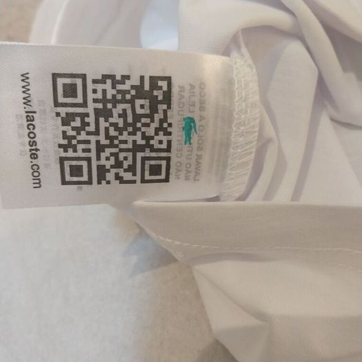 White lacoste t-shirt