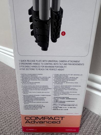 Manfrotto Compact Advanced Tripod