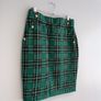 New Emerald Green Plaid Pencil Skirt Image 2