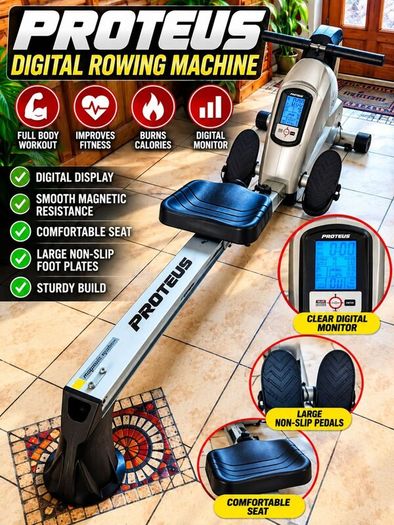Proteus PMR 3000 Programmable Rowing Machine