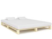 Pallet Bed Frame Solid Pine Wood 160x200 cm