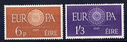 1960 Ireland Europa (CEPT) Commemorative Stamps Mint Never Hinged (MNH)