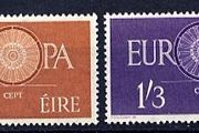 1960 Ireland Europa (CEPT) Commemorative Stamps Mint Never Hinged (MNH)