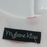 Long dress size 12 Myleene Klass lovely soft pink and red poka dot hard to show colour in photo Image 3
