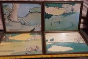 four collectable golfing pictures