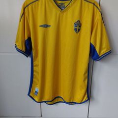Umbro Sweden original Authentic 2004 home Jersey
