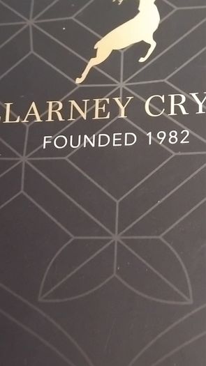 A New  Pair Of Kilarney Crystal Candle Stick