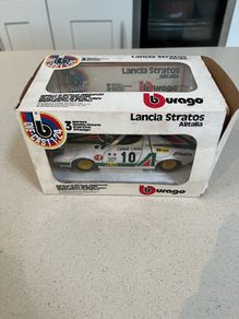 Lancia Stratos Rally Alitalia 1/24 Burago