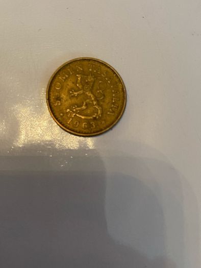 1963 Finnish 10 pennia