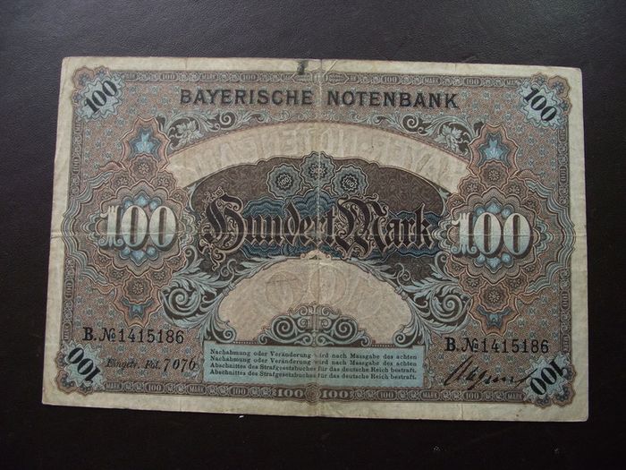 Germany. Bayerische Notenbank. 100 Mark (1.1.1900)