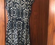 Dress size xs navy/white