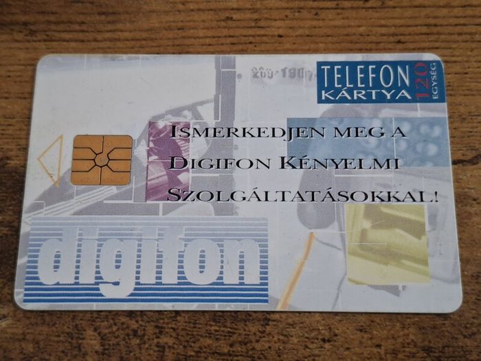 Hungary Phonecard "Digifon", used, 1993, 120 Units - free standard postage