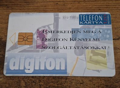 Hungary Phonecard "Digifon", used, 1993, 120 Units - free standard postage