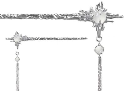 Sumiyaki Stone Hair Pin / Hair Stick