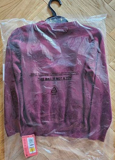 M&S Girls Cotton Rich Burgundy School Cardigan 6-7 Years