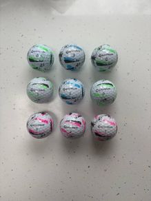 Taylormade paint splatter balls