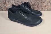 Clarks Artisan Funny Dream Black Leather Shoes Men Women Unisex Size Uk 8 D Eu 42 Brand New